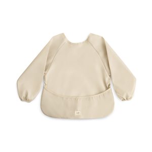 Mushie ​​Long Sleeve Bib​ - Fog